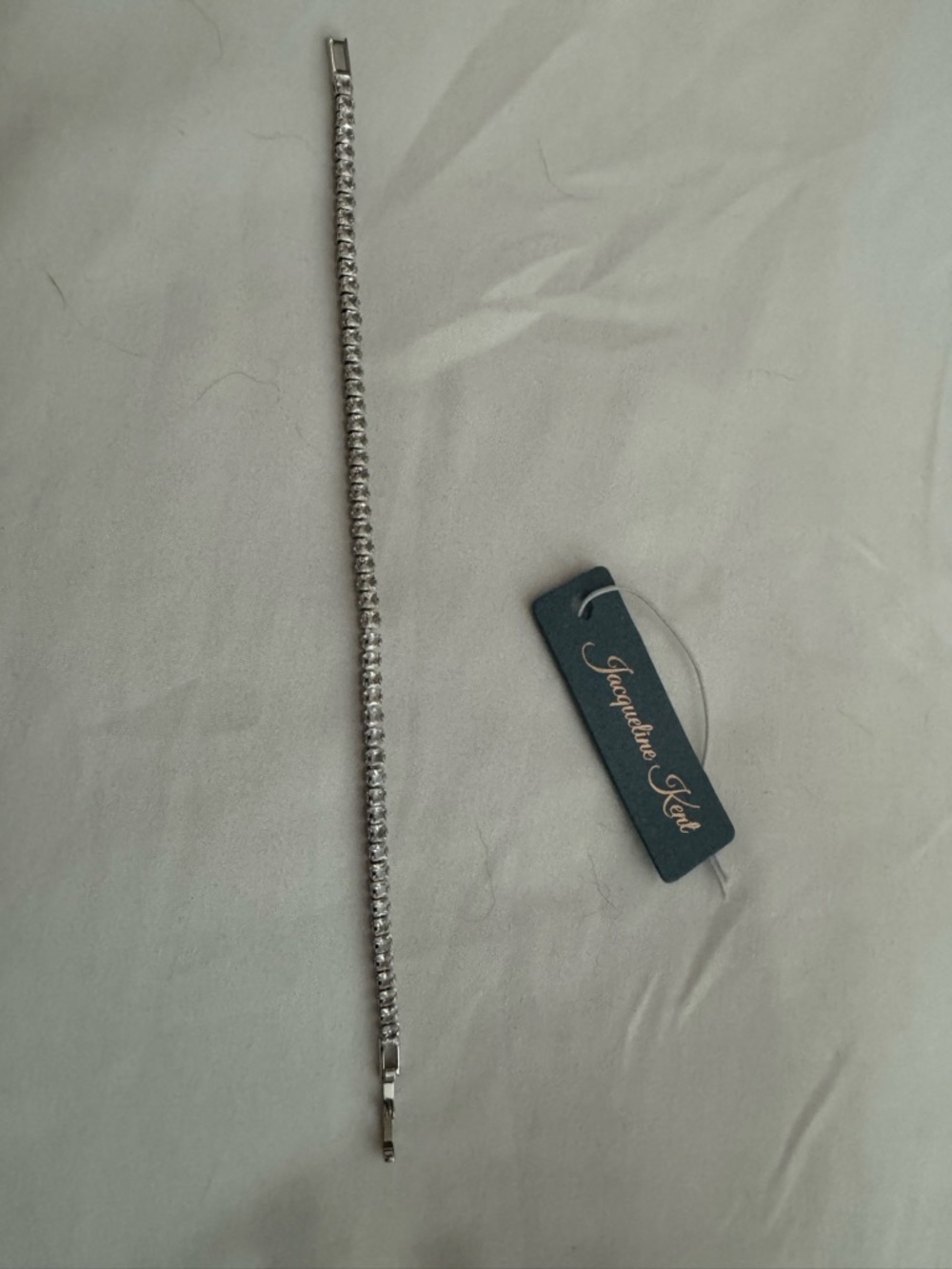 Jacqueline Kels Silver Crystal Tennis Bracelet - Silver